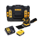 DeWalt DCW 200 M1 Akku Vibrationsschleifer 18 V 108x115 mm + 1x Akku 4,0 Ah + Ladegerät + TSTAK - Toolbrothers