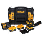 DeWalt DCW 200 P2 Akku Vibrationsschleifer 18 V 108x115 mm + 2x Akku 5,0 Ah + Ladegerät + TSTAK - Toolbrothers