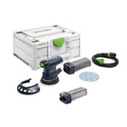 Festool ETS 125 REQ-Plus Exzenterschleifer 250 W 125 mm ( 576069 ) + systainer + Festool SB-Longlife RTS/DTS/ETS Staubfangbeutel ( 201693 ) - Toolbrothers