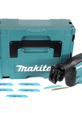 Makita DJR 188 ZJ Akku Reciprosäge 18 V Brushless Solo + 5x Sägeblatt Metal Wood + Makpac - ohne Akku, ohne Ladegerät - Toolbrothers