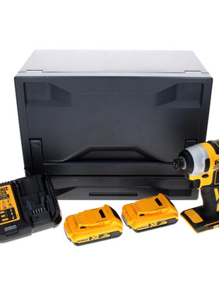 DeWalt DCF 787 D2D Akku Schlagschrauber 18 V 170 Nm 1/4''  Brushless + 2x Akku 2,0 Ah + Ladegerät + D-Box