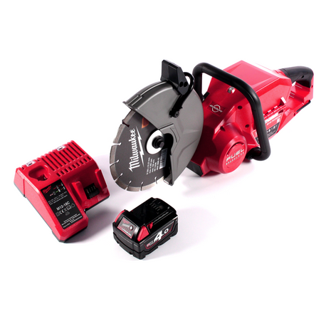 Milwaukee M18 FCOS230-401C Przecinarka akumulatorowa 18 V 230 mm bezszczotkowa + 1x akumulator 4,0 Ah + ładowarka