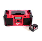 Milwaukee M18 JSR DAB+-501 radio akumulatorowe / sieciowe 18 V + 1x akumulator 5,0 Ah - bez ładowarki