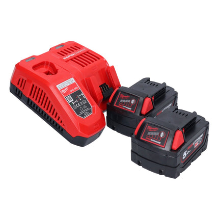 Milwaukee M18 FBJS-502X Akku Stichsäge 18 V Brushless + 2x Akku 5,0 Ah + Ladegerät + HD Box - Toolbrothers