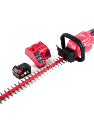 Cortasetos a batería Milwaukee M18 CHT-401C 18 V 610 mm sin escobillas + 1x batería 4,0 Ah + cargador