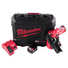 Clavadora a batería Milwaukee M18 FFN-501C 18 V 50 - 90 mm sin escobillas + 1x batería 5,0 Ah + cargador + maletín