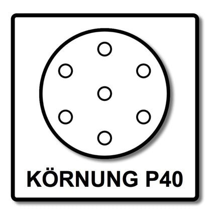 Festool STF D225/128 Schleifscheibe Granat P40 225 mm 50 Stk. ( 2x 205653 ) für Langhalsschleifer PLANEX - Toolbrothers