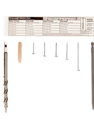 Plantilla de perforación KREG Jig K5 (K5-EUR-SYS) sistema de conexión de madera con orificio oculto + plantilla de perforación K5 + base + accesorios + systainer