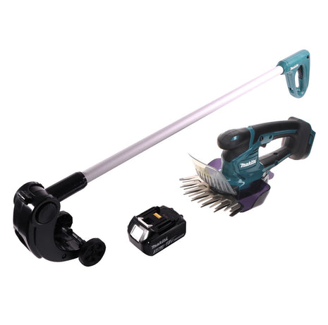 Makita DUM 604 F1 Akku Grasschere 18 V + Griffverlängerung mit Rolle + 1x Akku 3,0 Ah - ohne Ladegerät