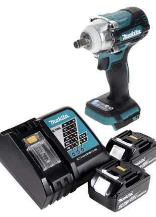 Makita DTW 300 RF Visseuse à chocs sans fil 18 V 330 Nm 1/2" brushless + 2x Batteries 3,0 Ah + Chargeur