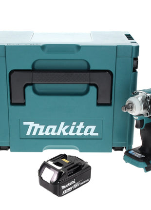 Makita DTW 300 F1J akumulatorowy klucz udarowy 18 V 330 Nm 1/2" bezszczotkowy + 1x akumulator 3,0 Ah + Makpac - bez ładowarki