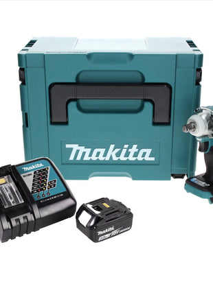 Makita DTW 300 RF1J Visseuse à chocs sans fil 18 V 330 Nm 1/2" Brushless + 1x Batterie 3,0 Ah + Chargeur + Makpac