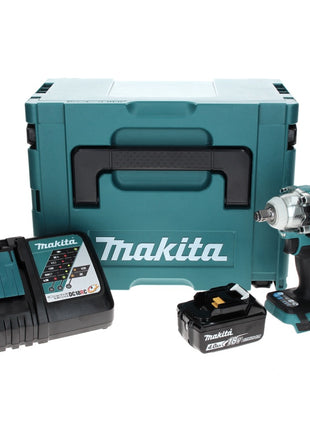 Makita DTW 300 RM1J Akku Schlagschrauber 18 V 330 Nm 1/2" Brushless + 1x Akku 4,0 Ah + Ladegerät + Makpac