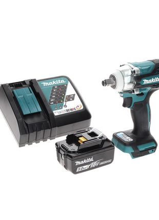 Makita DTW 300 RT1 Akku Schlagschrauber 18 V 330 Nm 1/2" Brushless + 1x Akku 5,0 Ah + Ladegerät