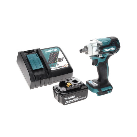 Makita DTW 300 RG1 akumulatorowy klucz udarowy 18 V 330 Nm 1/2" bezszczotkowy + 1x akumulator 6,0 Ah + ładowarka