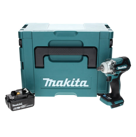 Makita DTW 300 G1J akumulatorowy klucz udarowy 18 V 330 Nm 1/2" bezszczotkowy + 1x akumulator 6,0 Ah + Makpac - bez ładowarki