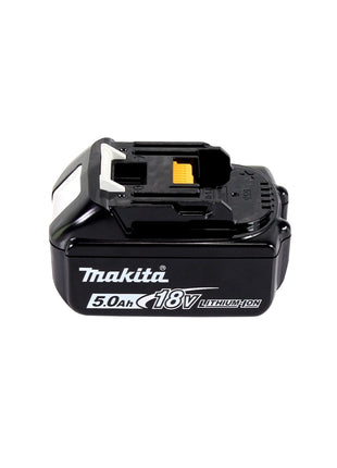 Makita DDF 484 T1TX taladro atornillador inalámbrico 18 V 54 Nm sin escobillas + 1x batería 5,0 Ah + juego de brocas de 70 piezas + maletín de aluminio TX - sin cargador