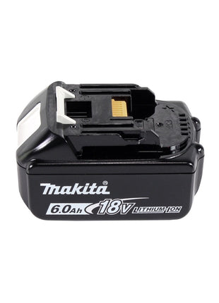 Makita DDF 484 G1TX taladro atornillador inalámbrico 18 V 54 Nm sin escobillas + 1x batería 6,0 Ah + juego de brocas de 70 piezas + maletín de aluminio TX - sin cargador