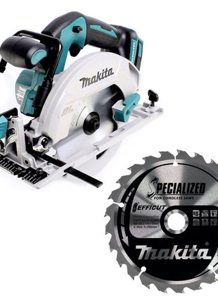 Makita DHS 680 Z Akku Handkreissäge 18 V 165 mm + EFFICUT Kreissägeblatt - ohne Akku, ohne Ladegerät