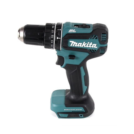 Makita DHP 485 SF1TX Akku Schlagbohrschrauber 18 V 50 Nm Brushless + 1x Akku 3,0 Ah + Ladegerät + 70 tlg. Bit Bohrer Set + TX Alu Koffer