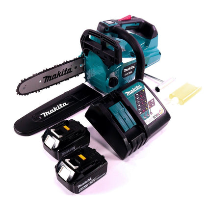Makita DUC 256 RG Akumulatorowa pilarka łańcuchowa 36 V ( 2x 18 V ) Bezszczotkowa 25 cm + 2x akumulator 6,0 Ah + ładowarka