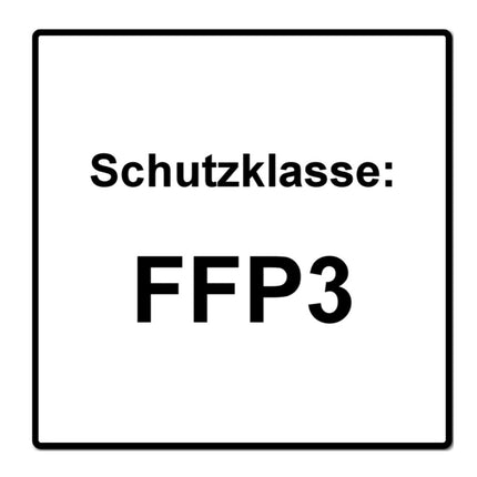 Dräger X-plore 1930 Atemschutzmaske ohne Ventil 1 Stück EN149:2001 FFP3 NR D Größe M/L