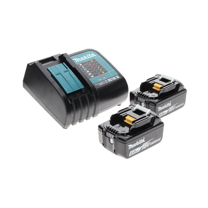 Makita DTW 180 SGTX Akku Schlagschrauber 18 V 180 Nm 3/8" Brushless + 2x Akku 6,0 Ah + Ladegerät + 70 tlg. Bit Bohrer Set + TX Alu Koffer