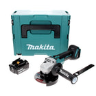 Makita DGA 506 M1J Akumulatorowa szlifierka kątowa 18 V 125 mm bezszczotkowa + 1x akumulator 4,0 Ah + Makpac - bez ładowarki