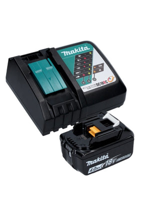 Makita DGA 506 RM1J Meuleuse d'angle sans fil, sans balai, 18 V 125 mm + 1x Batterie 4,0 Ah + Chargeur + Makpac