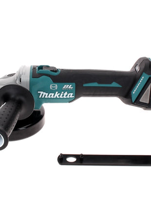 Makita DGA 506 T1J Akumulatorowa szlifierka kątowa 18 V 125 mm bezszczotkowa + 1x akumulator 5,0 Ah + Makpac - bez ładowarki