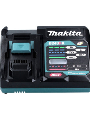 Makita DC 40 RA 40 V máx. Cargador rápido XGT LXT (191E07-8) para batería Li-Ion 14,4 V - 18 V - 40 V