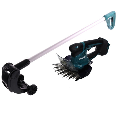 Makita DUM 604 Z Akku Grasschere 18 V + Griffverlängerung mit Rolle - ohne Akku, ohne Ladegerät