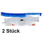 3M FFP3 Aura 9332+ Atemschutzmaske mit Ventil 2 Stück ( 7100139903 ) EN149:2001 FFP3 NR D für Dämmstoffe und Hartholz