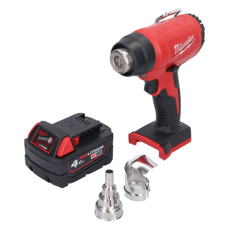 Milwaukee M18 BHG-401 Décapeur thermique sans fil 470 °C 18V + 1x Batterie 4,0Ah - sans chargeur