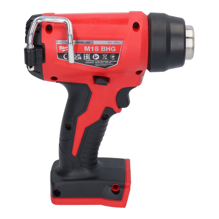 Milwaukee M18 BHG-401 akumulatorowy pistolet na gorące powietrze 18 V 470 °C + 1x akumulator 4,0 Ah + ładowarka