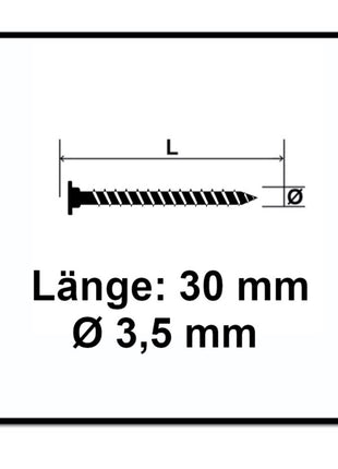 SPAX Flachrückwandkopf Schraube 3,5 x 30 mm 300 Stk. ( 0151010350303 ) Torx T-STAR Plus T20 für Rückwände ohne Linse Vollgewinde Wirox 4Cut