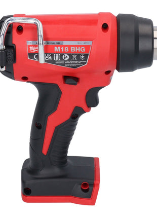 Milwaukee M18 BHG-501C Pistolet à air chaud sans fil 18 V 470 °C + 1x Batterie 5,0 Ah + Chargeur