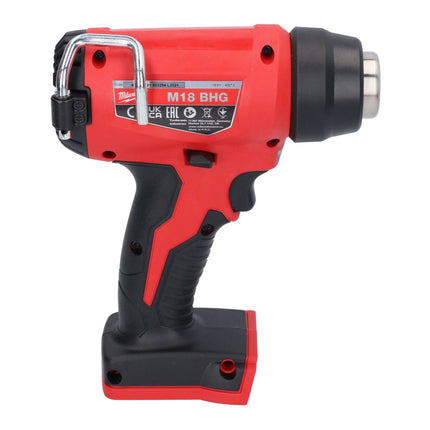 Milwaukee M18 BHG-501 akumulatorowy pistolet na gorące powietrze 18 V 470 °C + 1x akumulator 5,0 Ah + ładowarka