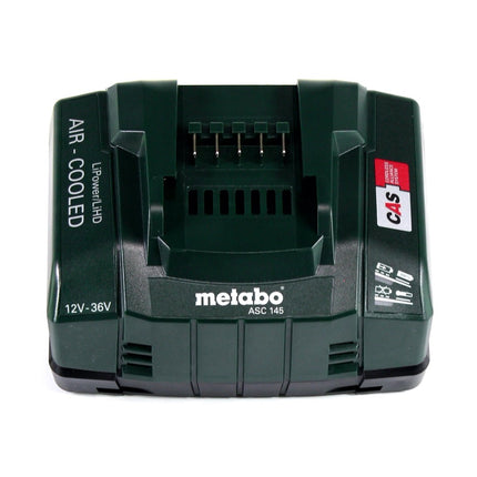 Metabo 18 V Basis Set 1x Akku 10,0 Ah LIHD + ASC 145 Ladegerät CAS System - Toolbrothers