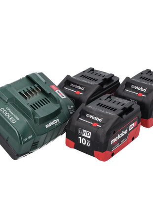 Metabo 18 V Basis Set 3x Akku 10,0 Ah LIHD + ASC 145 Ladegerät CAS System - Toolbrothers