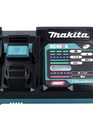 Makita Power Source Kit 40 V max. mit 2x BL 4025 Akku 2.5 Ah ( 2x 191B36-3 ) + DC 40 RA Schnell Ladegerät ( 191E07-8 ) + ADP10 Ladeadapter LXT auf XGT 14,4V 18V ( 191C10-7 )