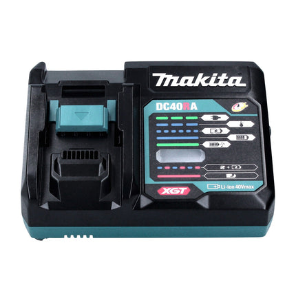 Zestaw Makita Power Source Kit 40 V max. z 2x akumulatorem BL 4025 2,5 Ah ( 2x 191B36-3 ) + szybka ładowarka DC 40 RA ( 191E07-8 ) + adapter ładowania ADP10 LXT do XGT 14,4V 18V ( 191C10-7 )