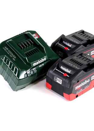 Metabo LB 18 LTX BL Akku Laubbläser 18 V Brushless + 2x Akku 5,5 Ah + Ladegerät