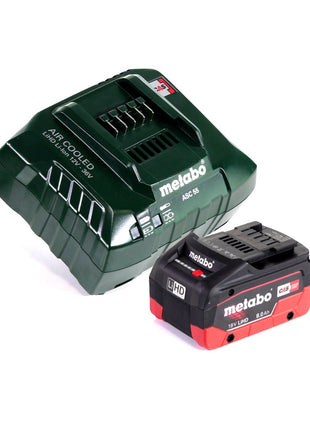 Soplador de hojas a batería Metabo LB 18 LTX BL 18 V sin escobillas + 1x batería 8,0 Ah + cargador