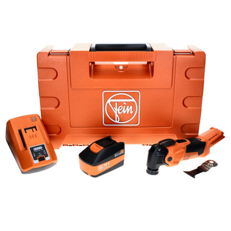 FEIN MultiMaster AMM 500 PLUS Machine oscillante sans fil 18 V Starlock Plus + 1x Batterie 6 Ah + Chargeur + Coffret