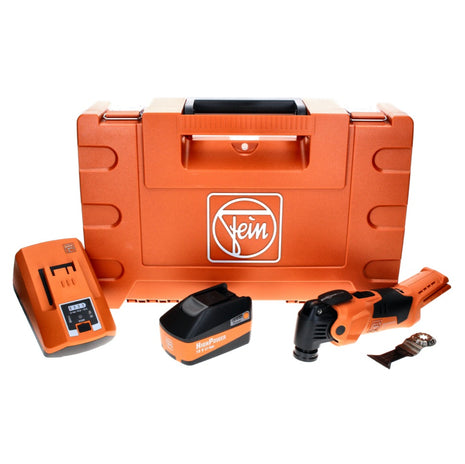 FEIN MultiMaster AMM 500 PLUS Machine oscillante sans fil 18 V Starlock Plus + 1x Batterie 5,2 Ah + Chargeur + Coffret