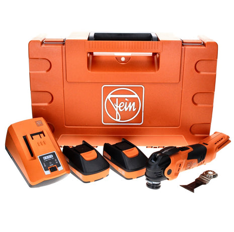 Fein MultiMaster AMM 300 Plus C Machine oscillante sans fil 12 V Starlock Plus + 2x Batteries 3 Ah + Chargeur + Coffret