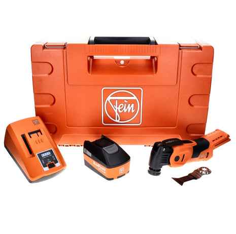 Oscilador de batería Fein MultiMaster AMM 700 MAX 18 V Starlock Max Brushless + 1x batería 5,2 Ah + cargador + estuche