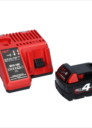 Milwaukee M18 CHPX-401 Akku Kombihammer 18 V 4,0 J SDS Plus Brushless + 1x Akku 4,0 Ah + Ladegerät