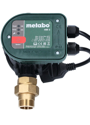 Metabo HM 3 Hydromat 10 bar IP 65 ( 628799000 ) do przekształcania pomp ogrodowych w automatyczne pompy wody użytkowej / do studni głębinowych i zatapialnych pomp ciśnieniowych